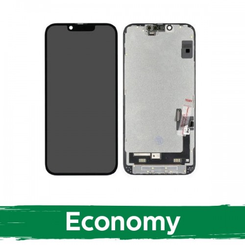LCD ekraan ühilduv iPhone 14 must (INCELL / Economy)