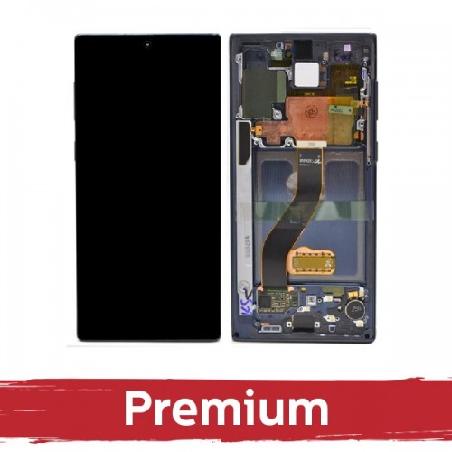 LCD ekraan ühilduv Samsung N975 Note 10 Plus raamiga / Aura Glow / OEM