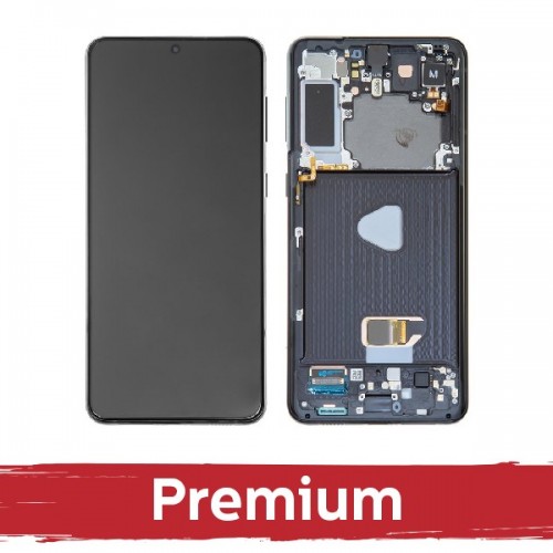 LCD ekraan ühilduv Samsung G996 S21 Plus raamiga / Phantom must / OEM