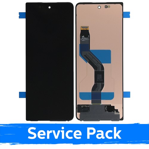 LCD ekraan ühilduv Samsung F946 Z Fold5 (VÄLIMINE) must (Teeninduspakett)