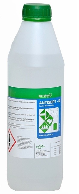 Kätepuhastusvedelik ANTISEPT-D (1L)
