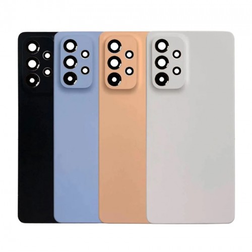 Tagakaas ühilduv Samsung A536 A53 5G / must / (kaamera läätsega) OEM