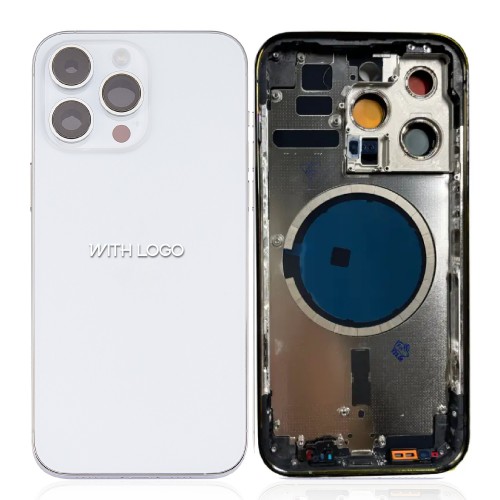 Tagakaas Ühildub iPhone 14 Pro Max full housing / Hõbedane / OEM