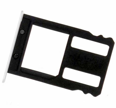 SIM card holder Huawei Nexus 6P hõbedane original (service pack)