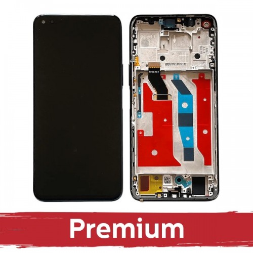 LCD ekraan ühilduv Huawei Honor 50 Lite raamiga / Space Silver / OEM