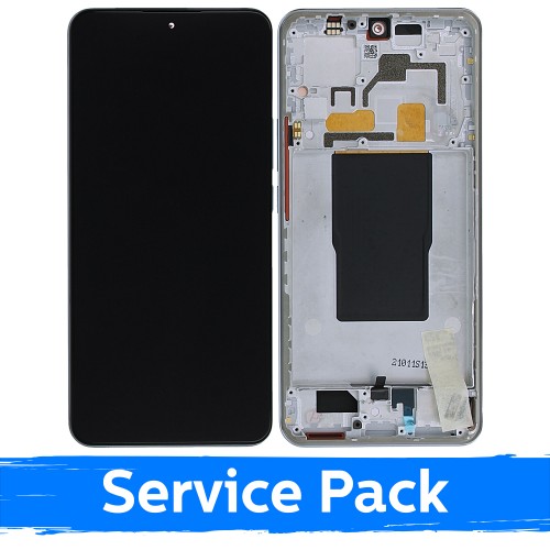 LCD ekraan ühilduv Xiaomi 12T/12T Pro raamiga hõbedane (Service Pack)
