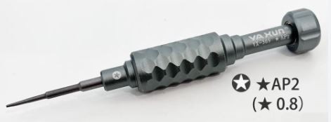 Screwdriver jaoks iPhone 4G/4S/5G/5C/5S/SE/6/6+/6S/6S+/7/7+/8/8+/X/XS/11 (0.8mm *, yaxun)