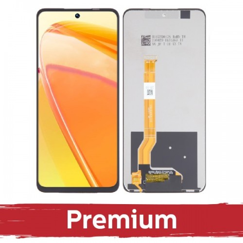 LCD ekraan ühilduv Realme C55 (4G) must OEM