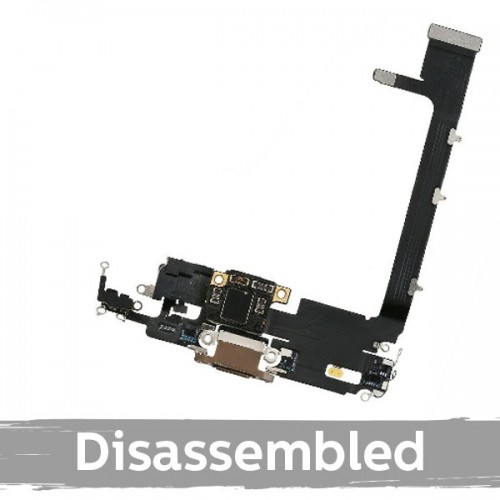 Laadimisport ühilduv iPhone 11 Pro Max Flexiga / Su IC / matt kuldne / (100% originaal / Kasutatud)