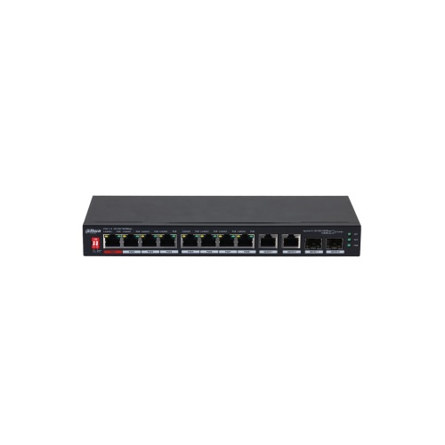 10-Port Unmanaged Desktop Gigabit Switch koos 8-Port PoE