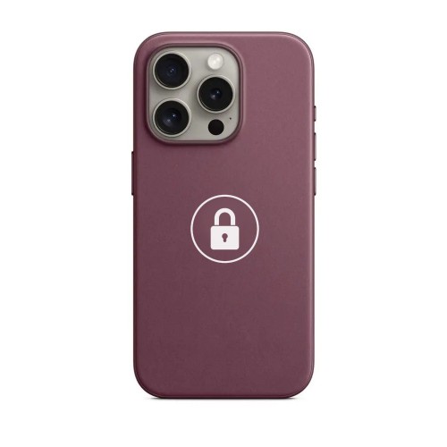 Telefoni ümbris "FineWoven" iPhone 15 Pro / Mulberry / pakendis