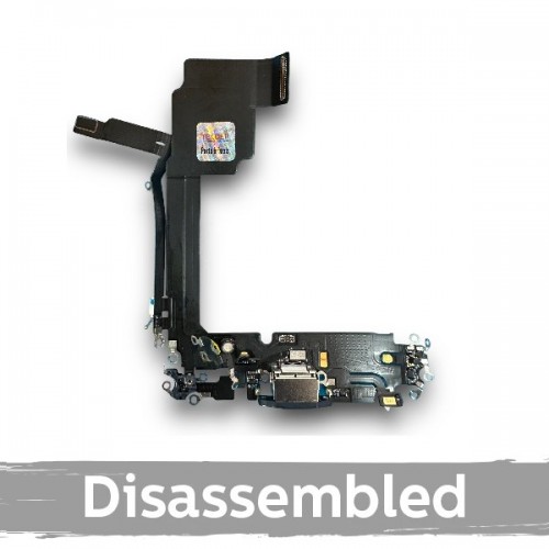 Laadimisport ühilduv iPhone 15 Pro Max Flexiga / must titaan / (100% originaal / Kasutatud)