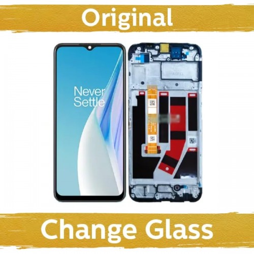 LCD ekraan ühilduv OnePlus Nord N20 SE must raamiga (Uuendatud: Hiina)