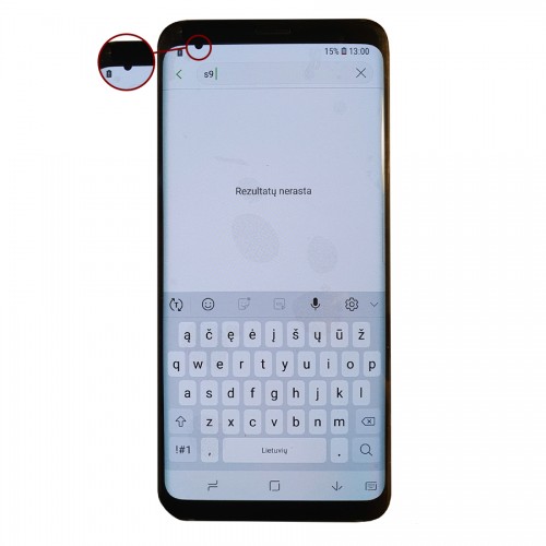 LCD ekraan ühilduv Samsung G960 S9 raamiga / Coral Blue / (Uuendatud: Telemax) (Defektidega 300)