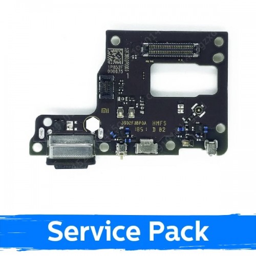 Laadimisport ühilduv Xiaomi Mi 9 Lite paindkaabliga / Plata (Service Pack)