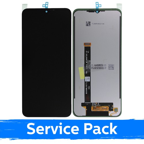 LCD Ekraan Ühildub Samsung G556 Xcover 7 Must (Service Pack)