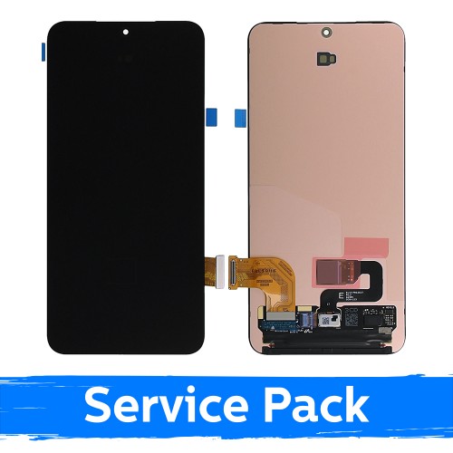 LCD ekraan ühilduv Samsung S921 S24 must (Service Pack) (NF versioon)