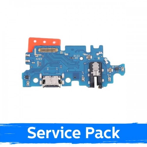 Laadimisport ühilduv Samsung A245 A24 4G flexiga / Plata (Service Pack)