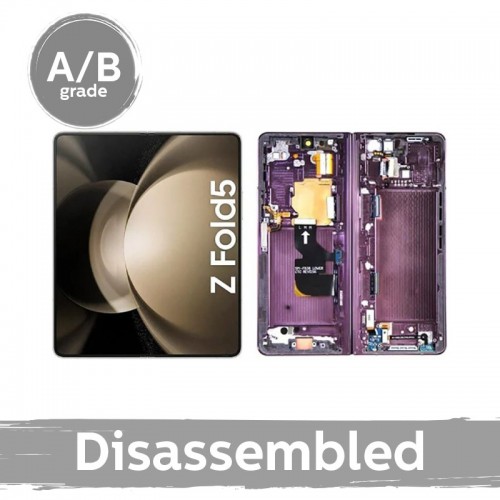 LCD ekraan ühilduv Samsung F946 Z Fold5 raamiga / Cream / (9.5/10 kasutatud)