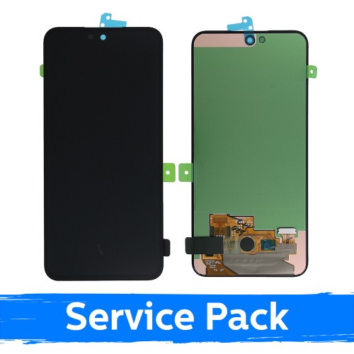 LCD ekraan ühilduv Samsung A556 A55 5G must (Service Pack) (NF versioon)