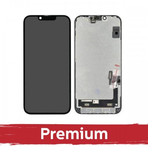 LCD ekraan ühilduv iPhone 15 must (INCELL / Premium)
