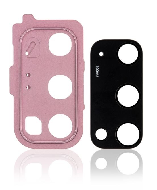 Samsung G980/G981 S20 lens jaoks camera koos frame Cloud Roosa ORG