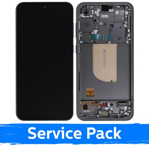 LCD ekraan ühilduv Samsung S711 S23 FE raamiga / Graphite / (Service Pack)