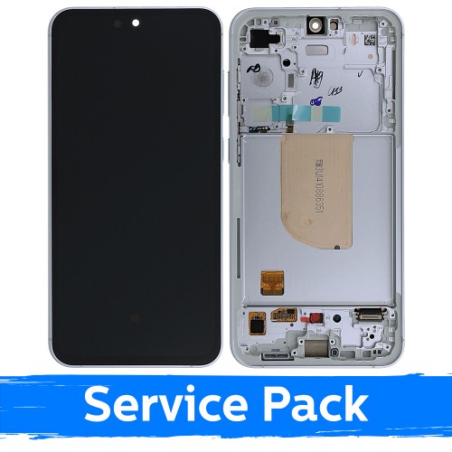 LCD ekraan ühilduv Samsung S711 S23 FE raamiga / Cream (Mint/Graphite/Purple/Indigo/Tangerine) / (Service Pack)