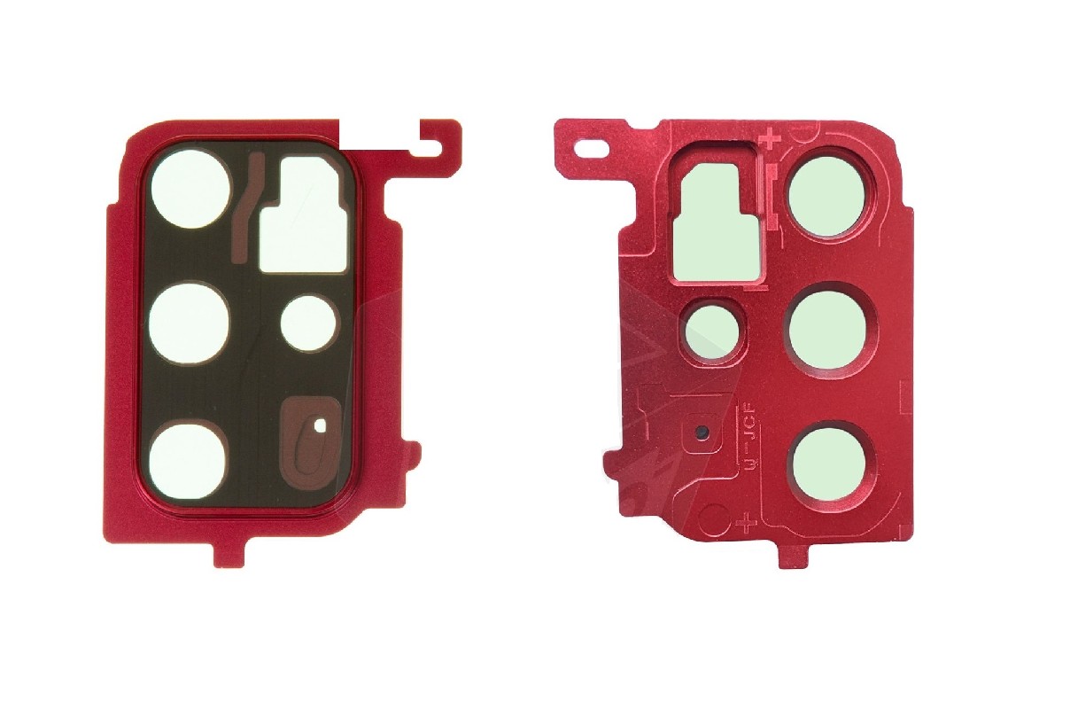 Samsung G985/G986 S20 Plus lens jaoks camera koos frame Aura Punane ORG