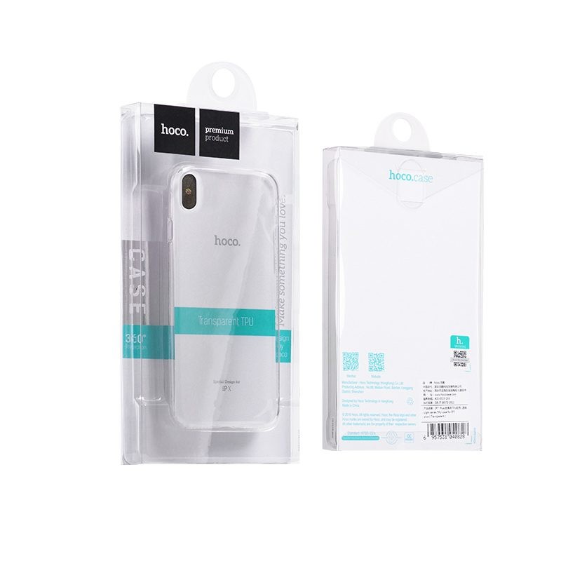 Ümbris Hoco Light series TPU jaoks iPhone XS Max läbipaistev