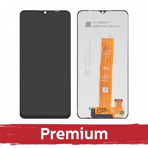 LCD ekraan ühilduv Samsung A047 A04s must OEM