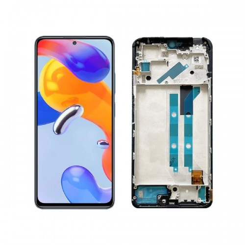 LCD ekraan ühilduv Xiaomi Redmi Note 12 Pro 4G must raamiga HQ