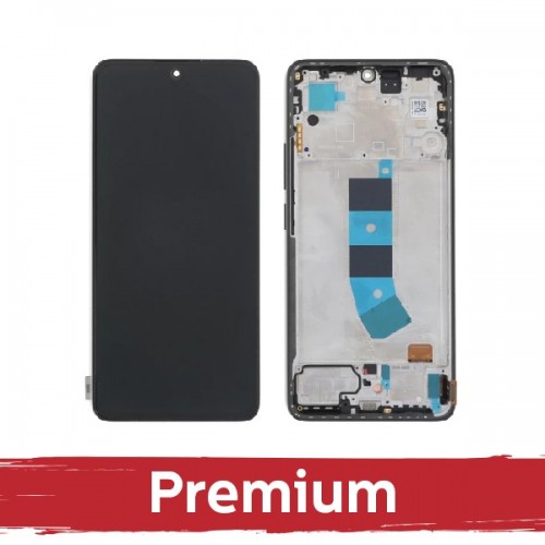 LCD ekraan ühilduv Xiaomi Redmi Note 13 4G raamiga / Mint Green / OEM