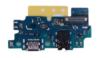 Flex Samsung A505 A50 2019 jaoks plugin, microphone, headphone connector original (used Grade A)