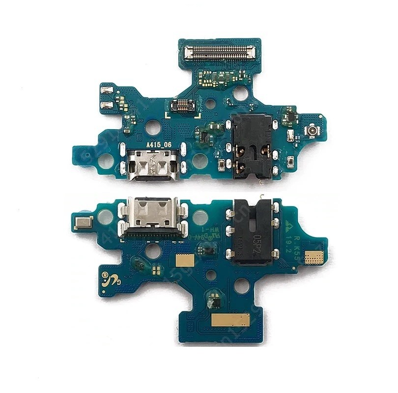 Flex Samsung A415 A41 2020 jaoks plugin, microphone, headphone connector original (used Grade A)