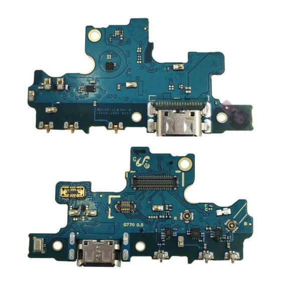 Flex Samsung G770F S10 Lite jaoks plugin, microphone, headphone connector original (service pack)