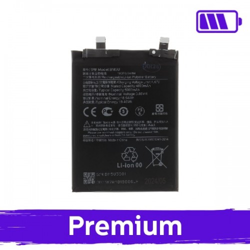 Aku ühilduv Xiaomi Redmi Note 13 Pro Plus 5G BM5U (OEM)