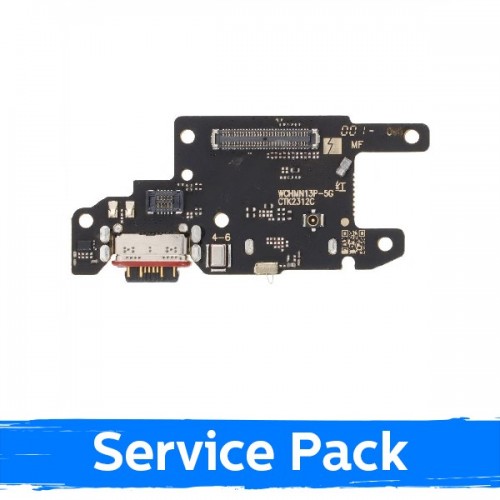 Laadimispesa ühilduv Xiaomi Poco X6 5G flex'iga / Plata (Service Pack)