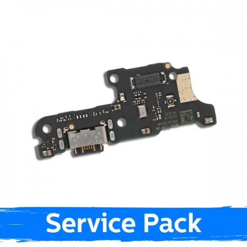 Charging Port Compatible With Xiaomi Redmi 13C 4G / Poco C65 with Flex / Plata (Service Pack)