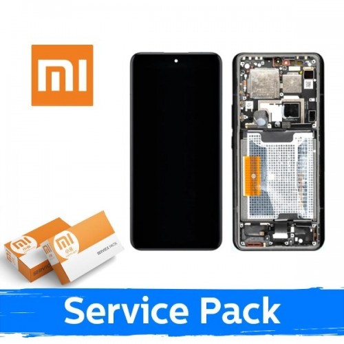 LCD ekraan ühilduv Xiaomi 14 Ultra raamiga / Valge / (Service Pack)