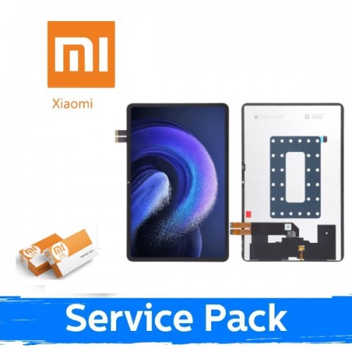 LCD ekraan ühilduv Xiaomi Mi Pad 6 must raamiga (Service Pack)