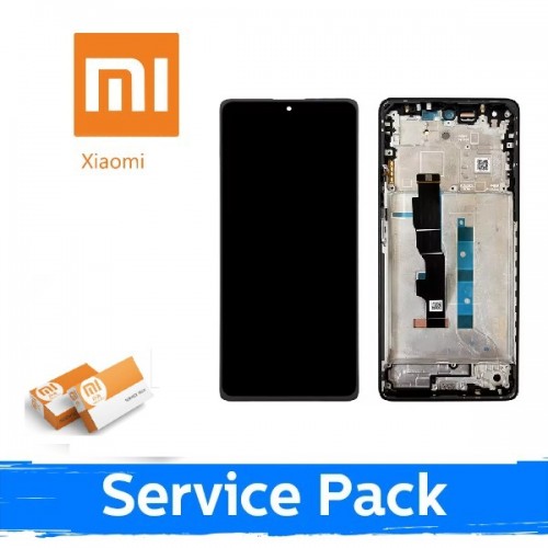 LCD ekraan ühilduv Xiaomi Redmi Note 13 5G raamiga / Graphite Black / (Service Pack)