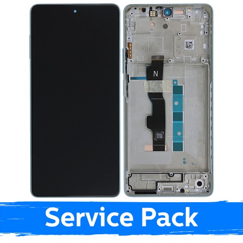 LCD ekraan ühilduv Xiaomi Redmi Note 13 5G raamiga / Ocean Teal / (Service Pack)