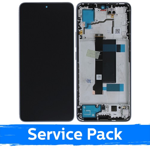 LCD ekraan ühilduv Xiaomi Redmi Note 13 Pro 5G / Poco X6 5G raamiga / Aurora Purple / (Service Pack)