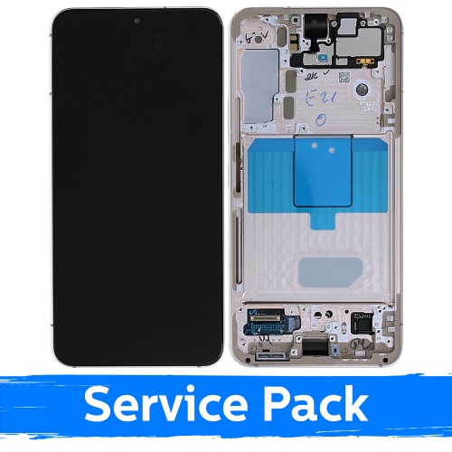 LCD ekraan ühilduv Samsung S901 S22 raamiga / Pink Gold / (Service Pack)