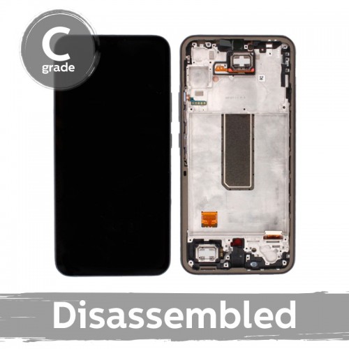 LCD ekraan ühilduv Samsung A346 A34 5G raamiga / Lime / (8/10 Kasutatud)