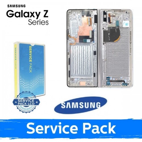 LCD ekraan ühilduv Samsung F946 Z Fold5 raamiga / Cream / (Service Pack)