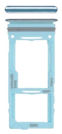 SIM card holder Samsung A525/A526/A528/A725/A726 A52 4G/A52 5G/A52S 5G/A72 4G/A72 5G sinine original (service pack)