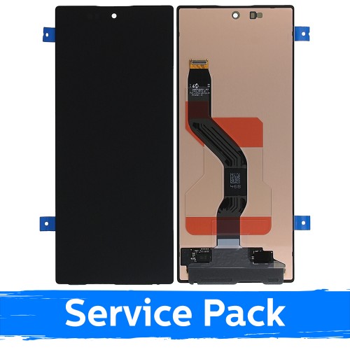 LCD ekraan ühilduv Samsung F956 Z Fold6 (VÄLIMINE) must (Service Pack)