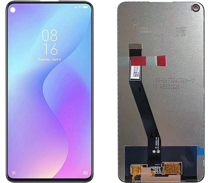 LCD screen Xiaomi Redmi Note 9 koos touch screen Must ORG